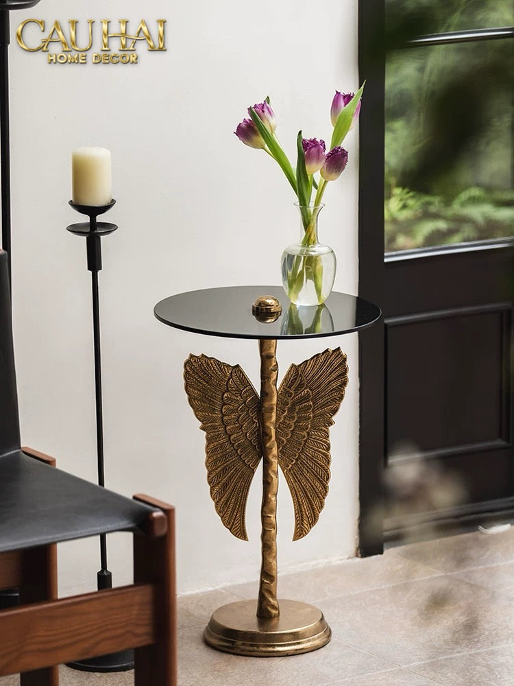 Home Couture - Bàn Góc Papillon Brasson Side Table-CẬU HAI HOME DECOR