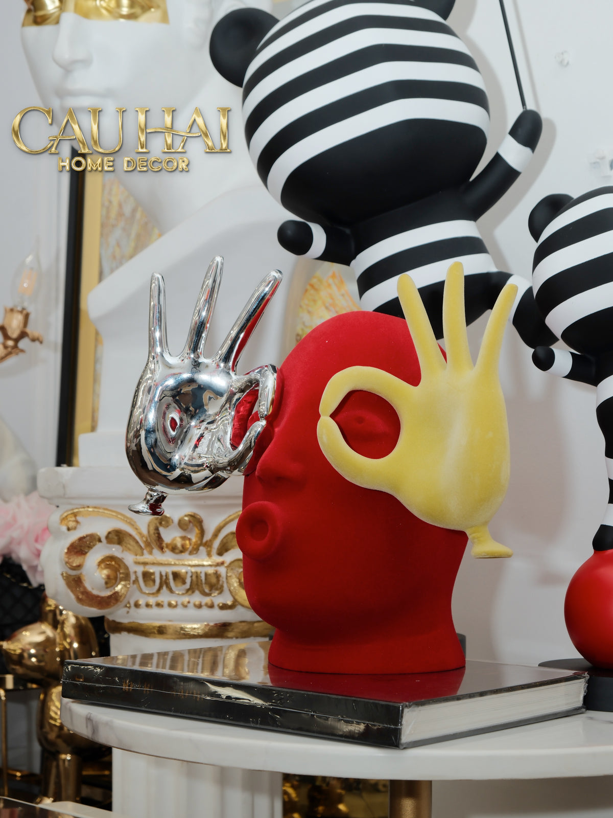 Tượng Nghệ Thuật Surrealism Persona Celeste-TƯỢNG TRANG TRÍ-CẬU HAI HOME DECOR-CẬU HAI HOME DECOR