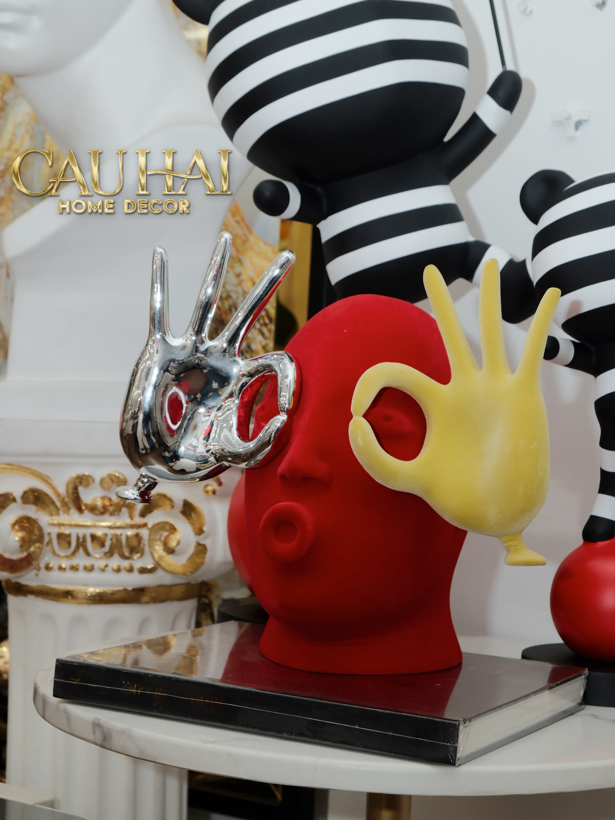 Tượng Nghệ Thuật Surrealism Persona Celeste-TƯỢNG TRANG TRÍ-CẬU HAI HOME DECOR-CẬU HAI HOME DECOR