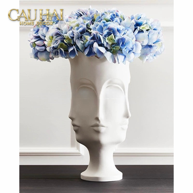 Bình Hoa Composite Tượng Muse - Adler Inspired 16x31.5-BÌNH HOA-Đối tác tại Trung Quốc theo từng đơn đặt hàng-CẬU HAI HOME DECOR
