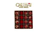FÊTES COUTURE - SET CHÂU NHUNG ROUGE VELOUR CHRISTMAS ORNAMENTS 16PCS - CẬU HAI HOME DECOR