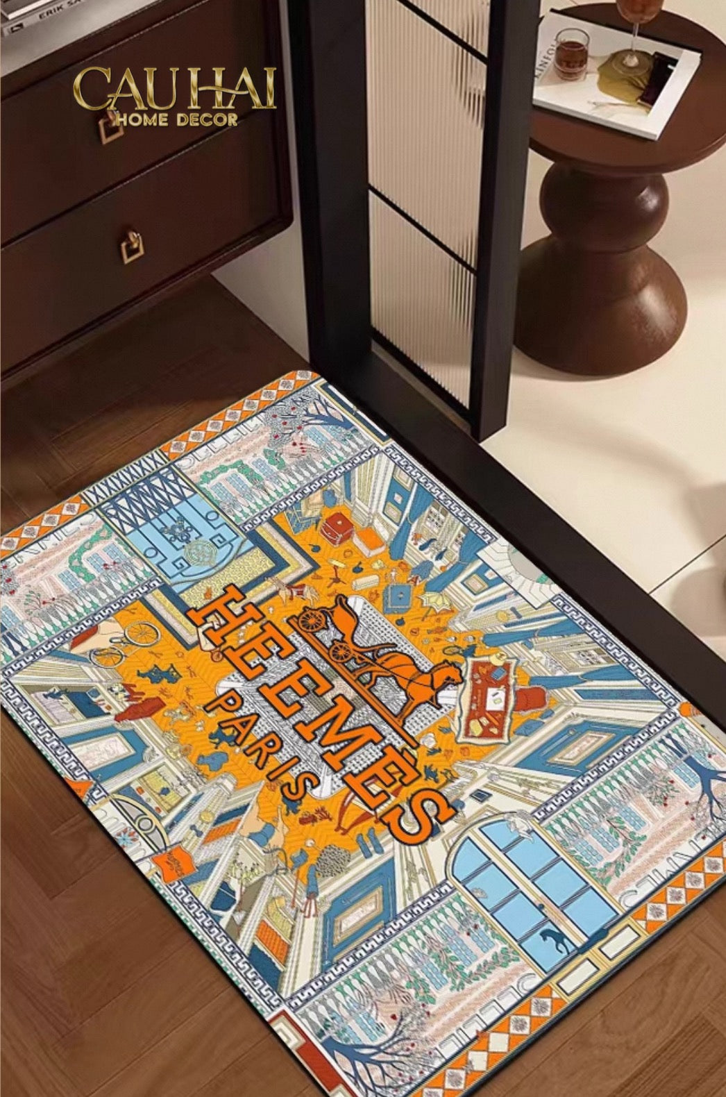 THẢM CỬA MICROFIBER 50X80 - LAFAYETTE PARISIENNE. - CẬU HAI HOME DECOR