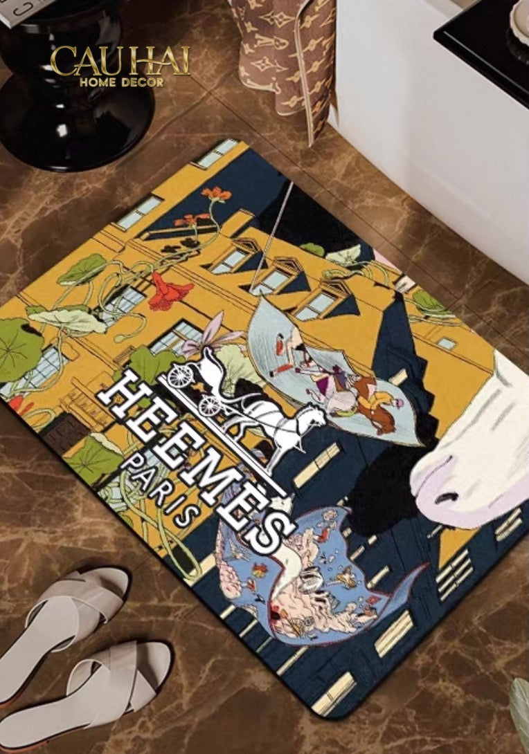 THẢM NGĂN BỤI 60X90 - LES RÊVERIES PARISIENNES - CẬU HAI HOME DECOR