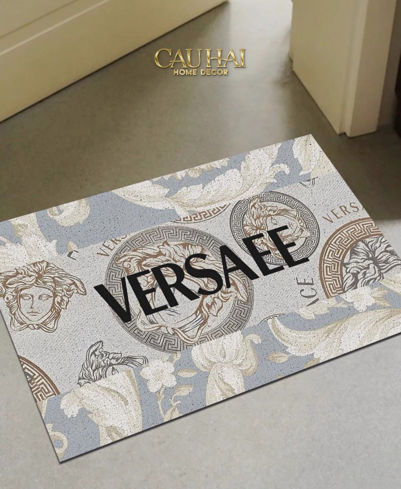 THẢM CỬA MICROFIBER 50X80 - VERS. MEDUSA GRAPHITE AMPLIFIED - CẬU HAI HOME DECOR