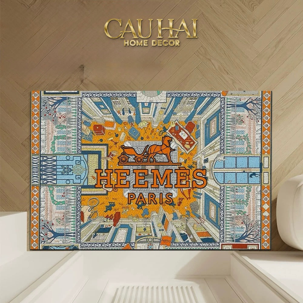 THẢM CỬA MICROFIBER 50X80 - LAFAYETTE PARISIENNE. - CẬU HAI HOME DECOR