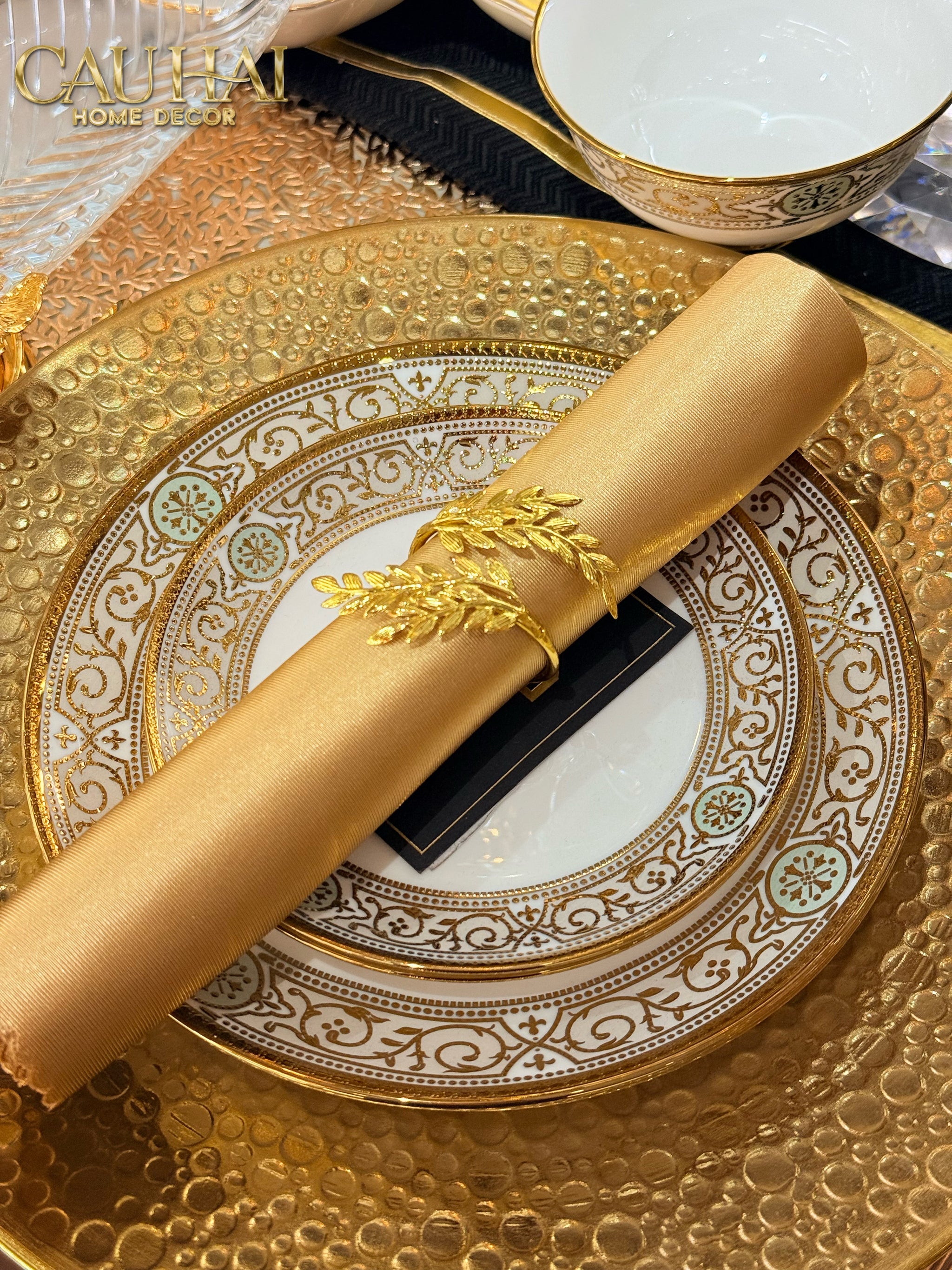 KHĂN ĂN LUMIÈRE DORÉE NAPKIN - CẬU HAI HOME DECOR