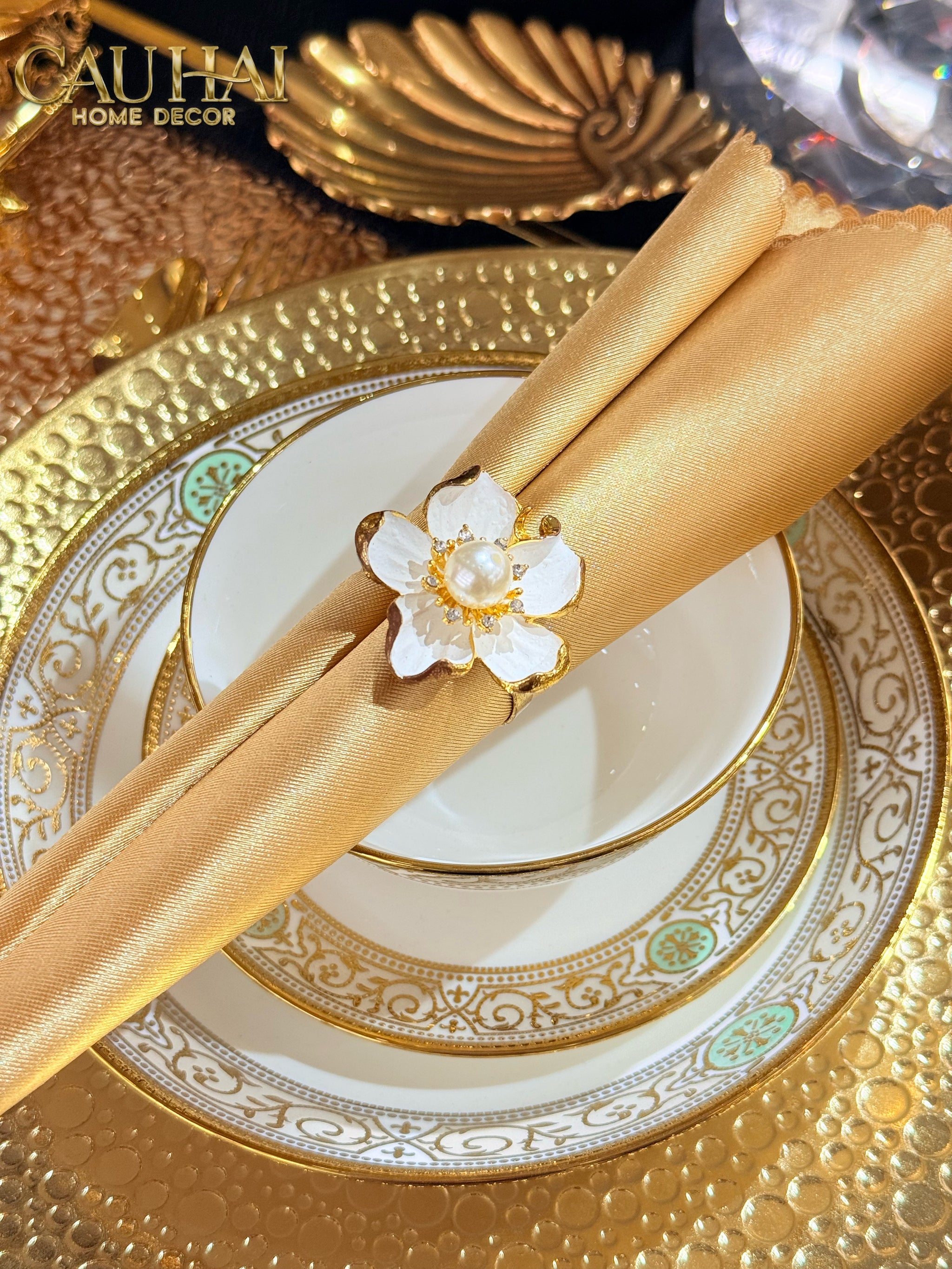 KHĂN ĂN LUMIÈRE DORÉE NAPKIN - CẬU HAI HOME DECOR
