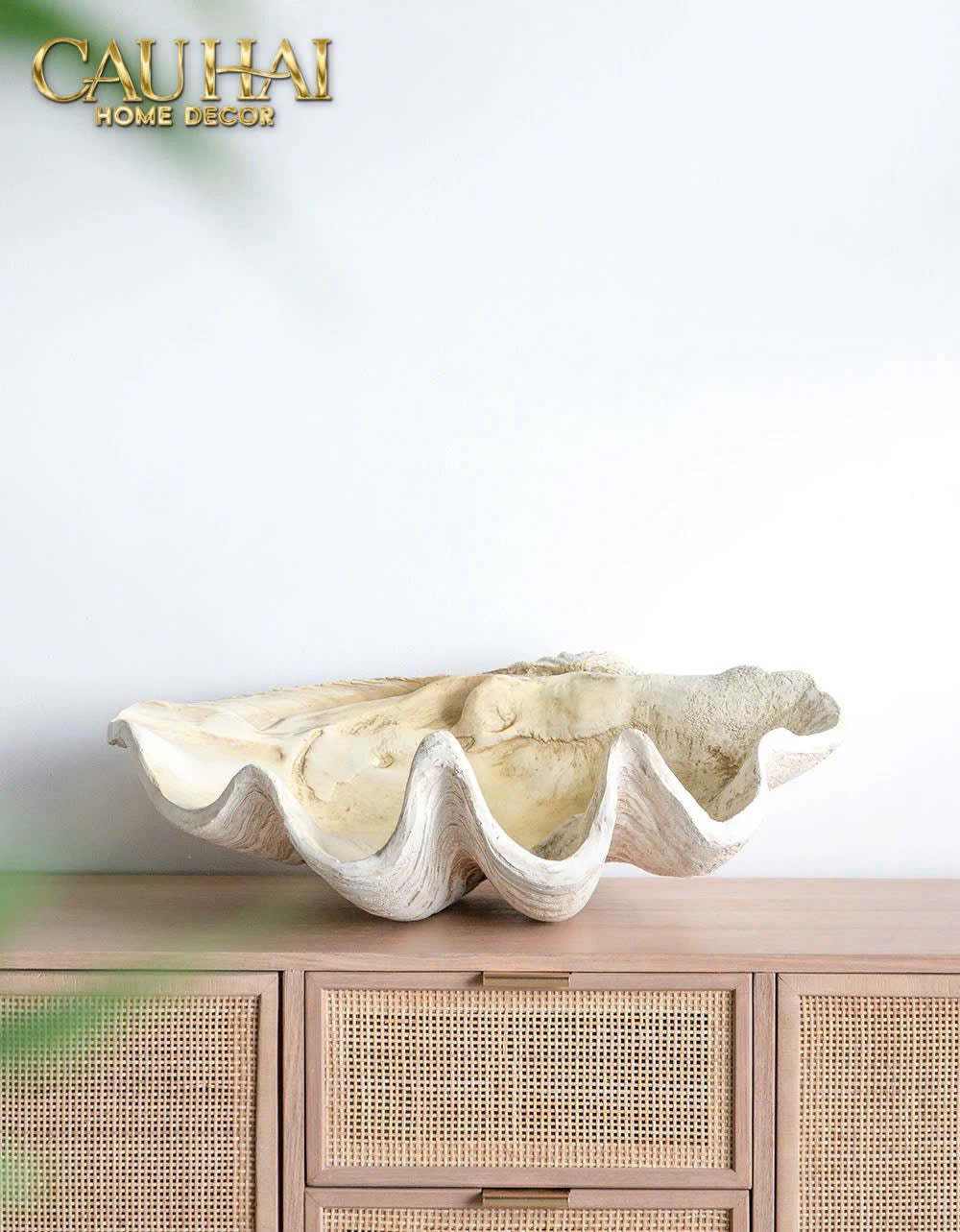HOME COUTURE - KHAY VỎ SÒ MIRAGE PEARL SEASHELL TRAY D33 - CẬU HAI HOME DECOR