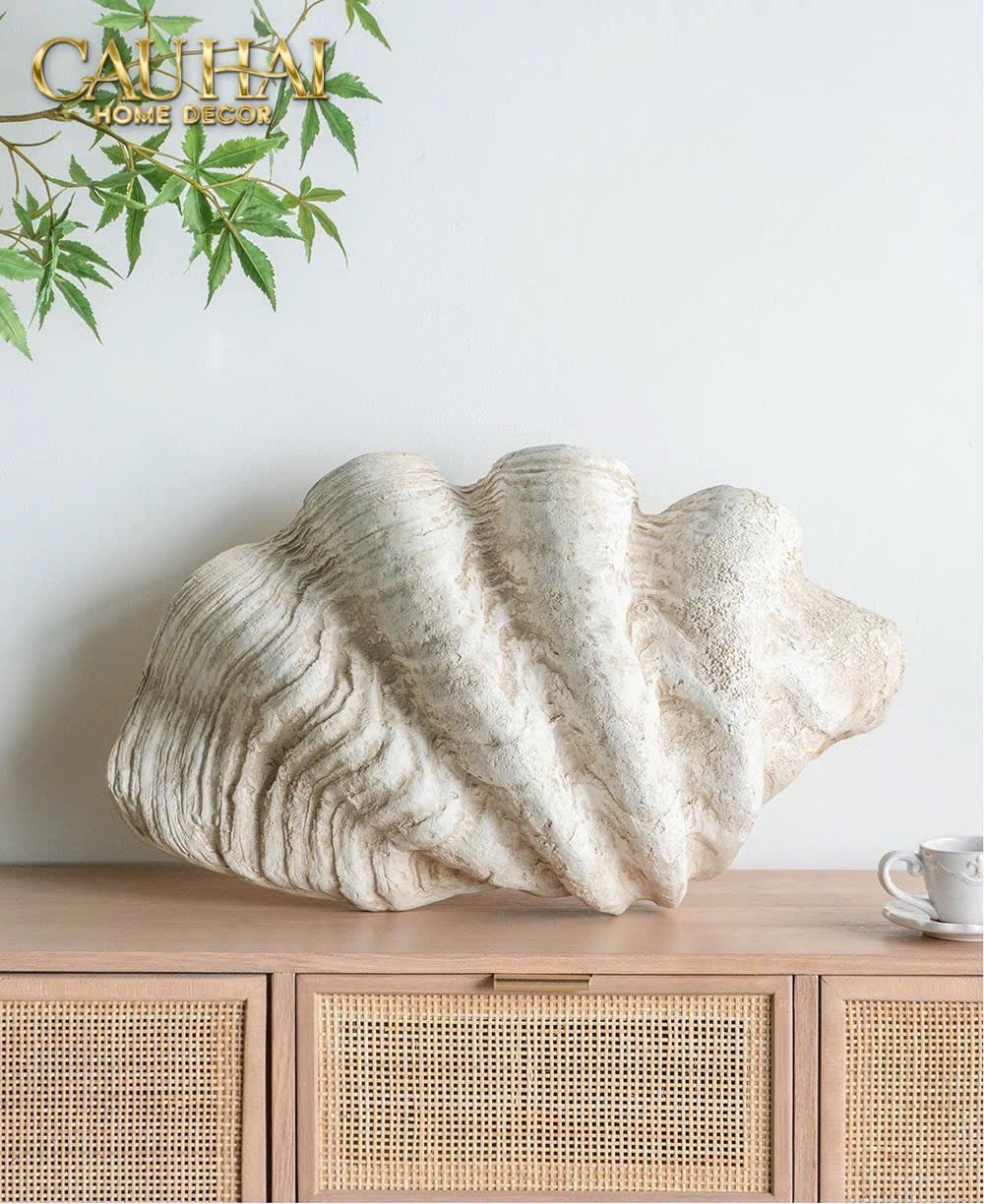 HOME COUTURE - KHAY VỎ SÒ MIRAGE PEARL SEASHELL TRAY D33 - CẬU HAI HOME DECOR