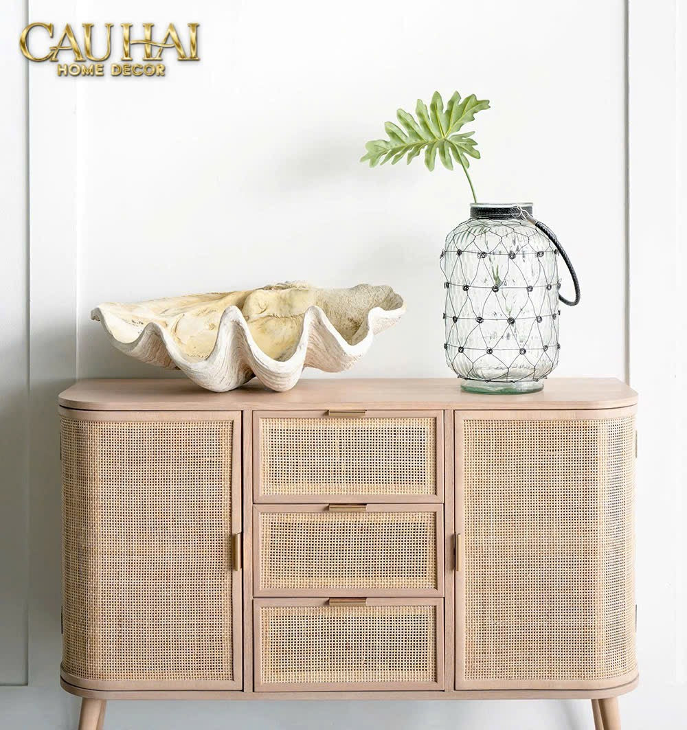 HOME COUTURE - KHAY VỎ SÒ MIRAGE PEARL SEASHELL TRAY D33 - CẬU HAI HOME DECOR