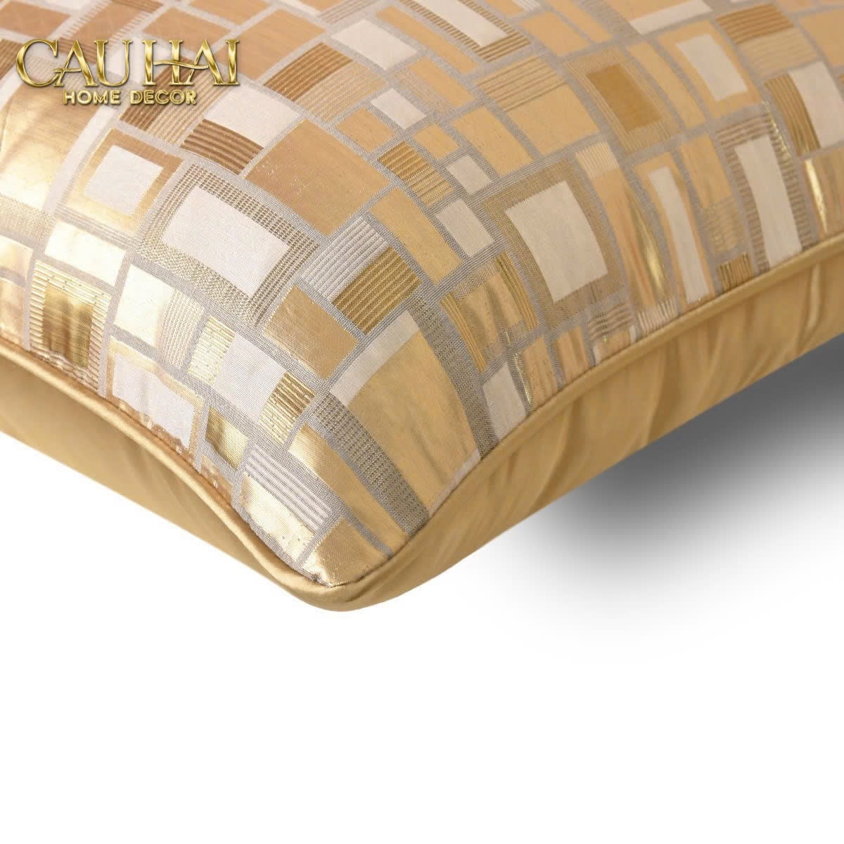 VỎ GỐI LỤA JACQUARD AUREA MOSAIC 50 - CẬU HAI HOME DECOR