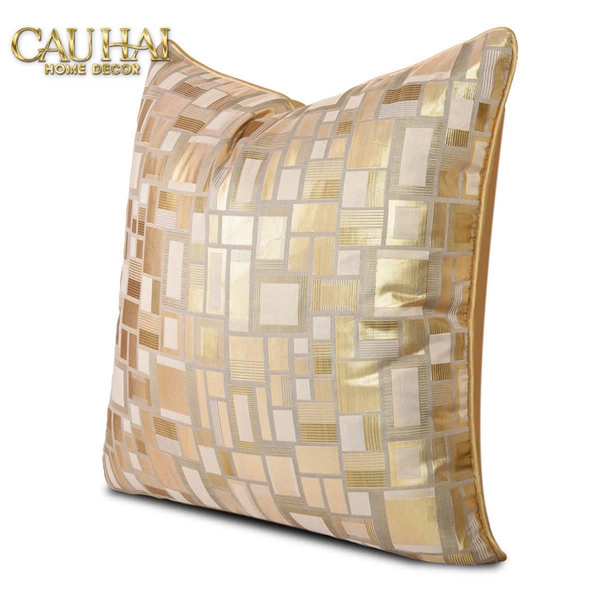 VỎ GỐI LỤA JACQUARD AUREA MOSAIC 50 - CẬU HAI HOME DECOR