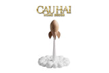 Tượng Tên Lửa Launching Apollo Rocket H25 Straight Ahead-CẬU HAI HOME DECOR