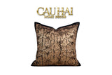 VỎ GỐI JACQUARD GALLIANO D’Or BRONZE 45 - CẬU HAI HOME DECOR