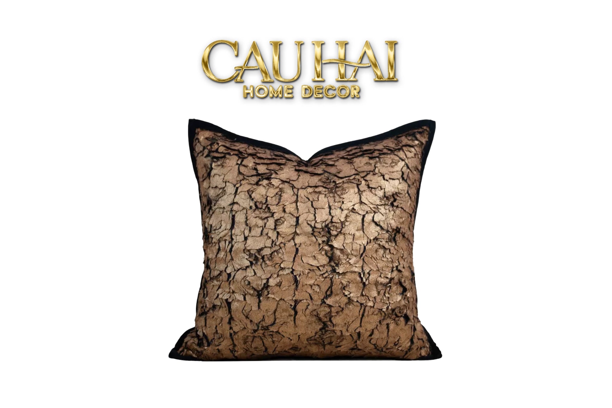 VỎ GỐI JACQUARD GALLIANO D’Or BRONZE 45 - CẬU HAI HOME DECOR