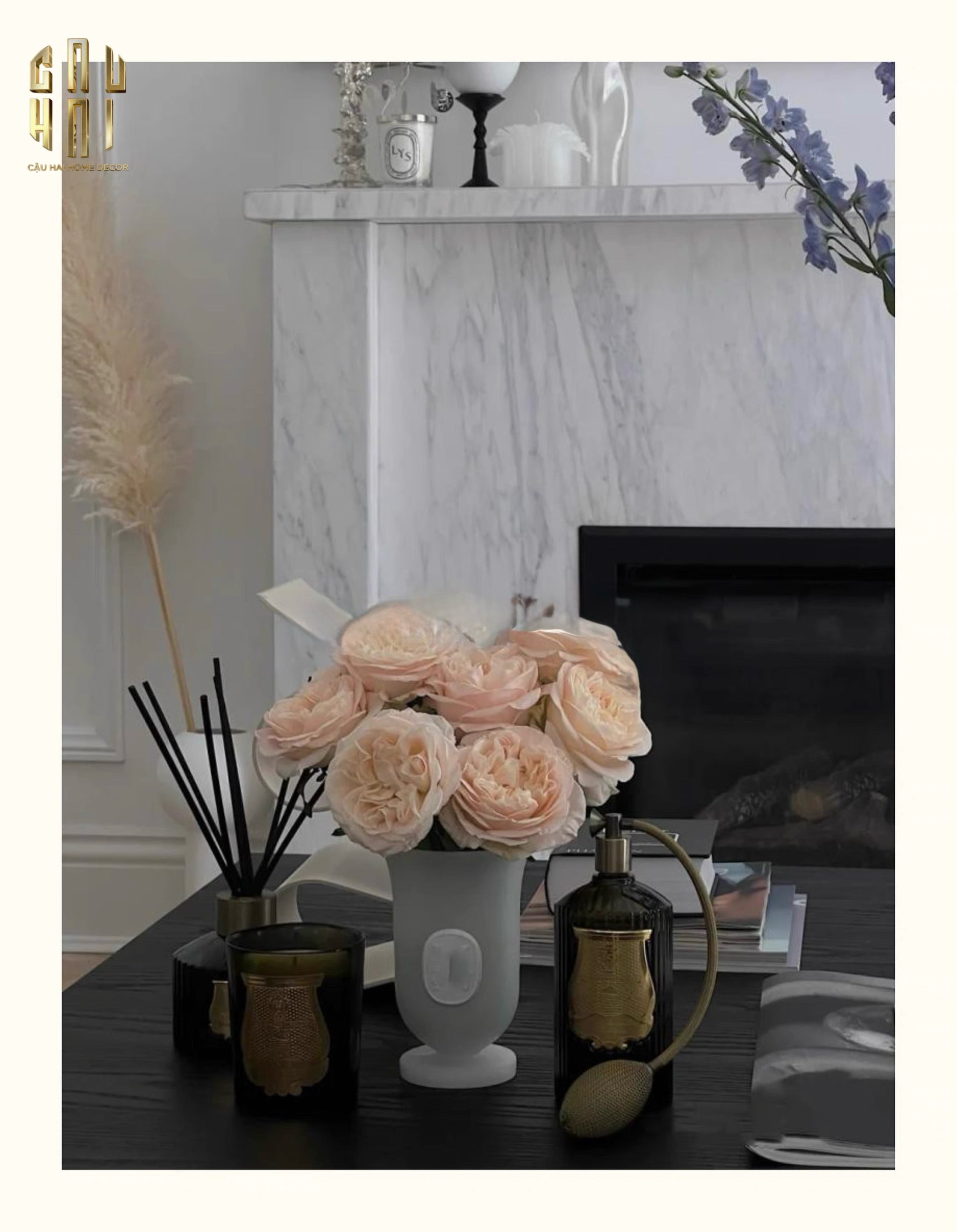 HOME COUTURE - BÌNH HOA SÁP CLINIQUE - FULL BOX - CẬU HAI HOME DECOR