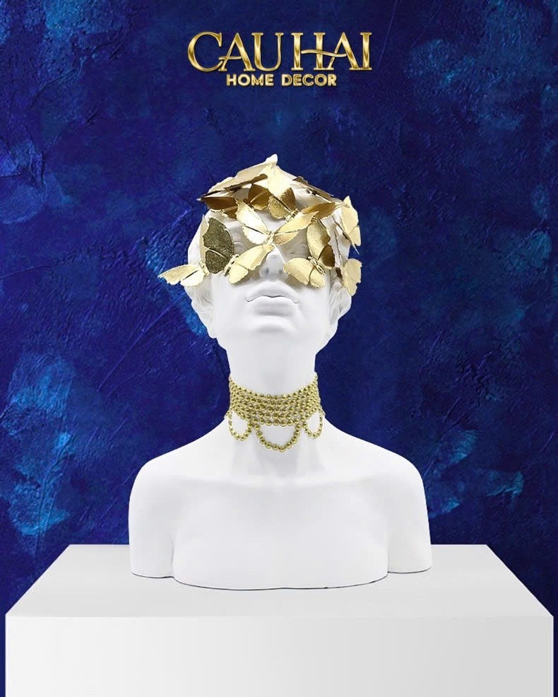 ELYSIAN - TƯỢNG CÔ GÁI PAPILLON MUSE - MYTHIC SURREALISM ART - CẬU HAI HOME DECOR