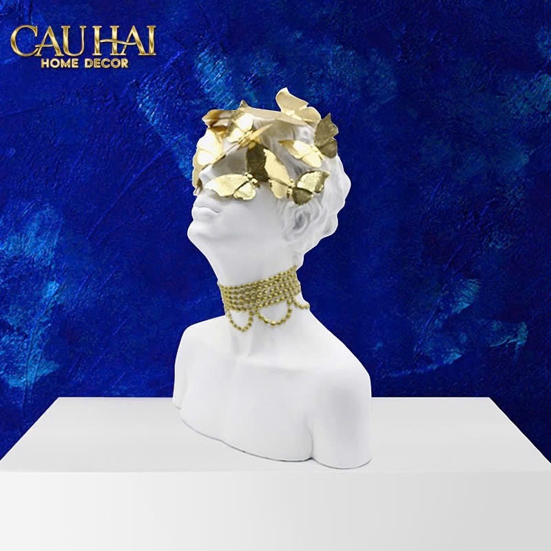 ELYSIAN - TƯỢNG CÔ GÁI PAPILLON MUSE - MYTHIC SURREALISM ART - CẬU HAI HOME DECOR