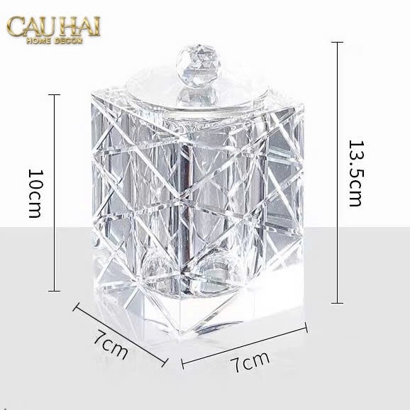 HOME COUTURE - LỌ PHA LÊ LUMIÈRE CANNAGE LINE CRYSTAL ART JAR - CẬU HAI HOME DECOR