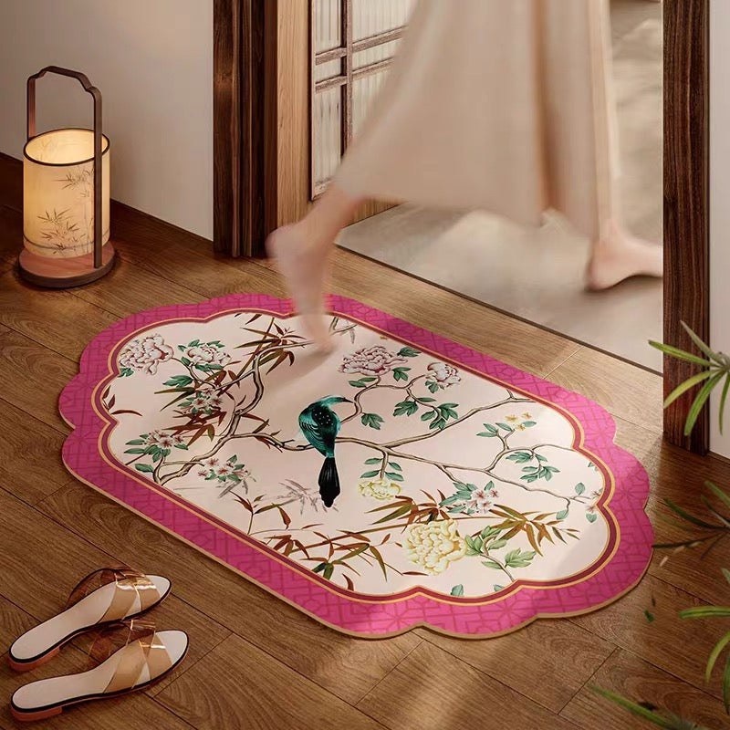 Thảm Cửa Micro-Nappa  Gen8  50x80 - Ivory Pearl Jardin Royale