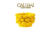 La Sicilia Royale - Bình Hoa Ceramic Citron  - Éclat Jaune H16*25