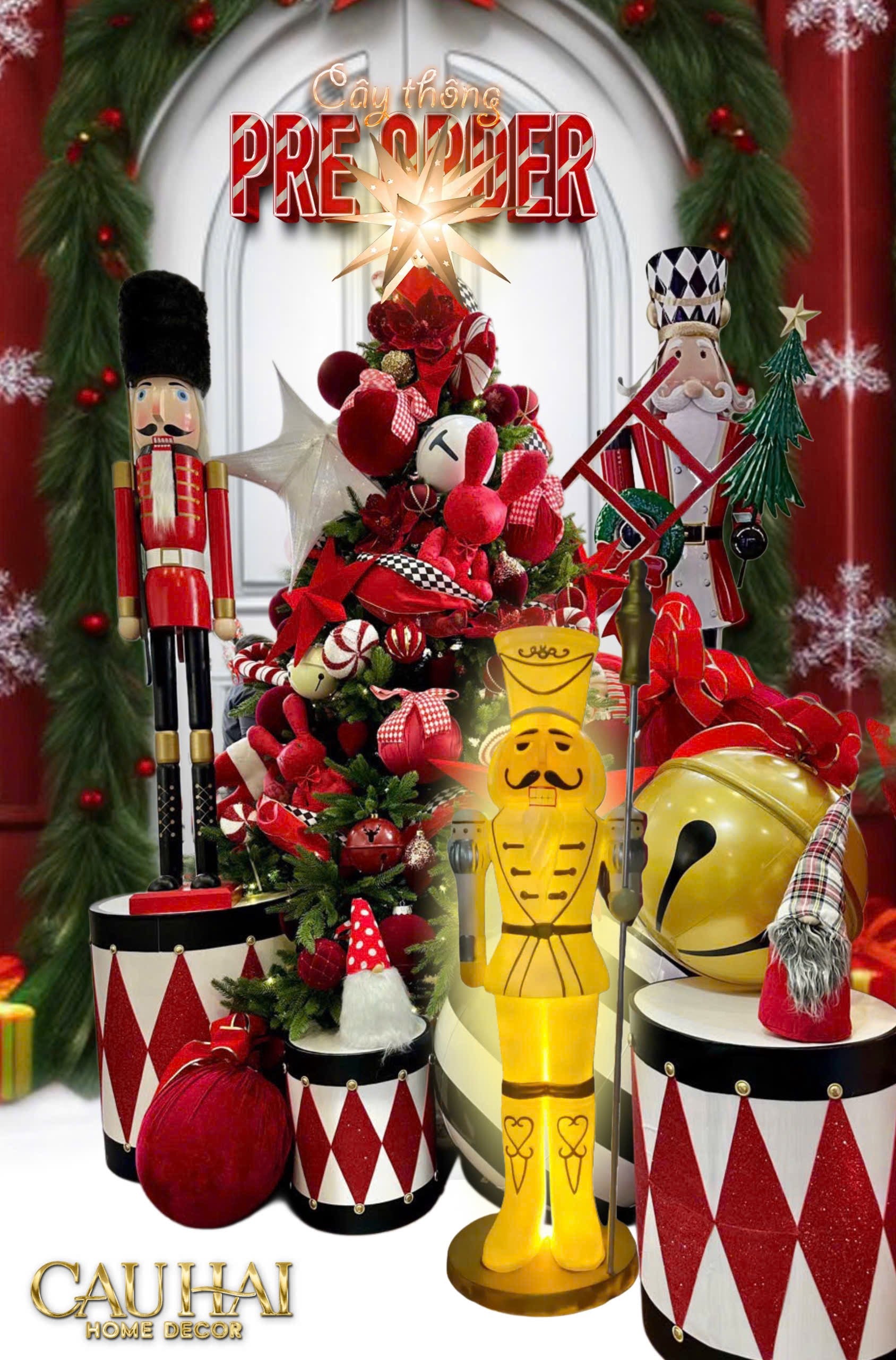 FÊTES COUTURE - CÂY THÔNG GIÁNG SINH CIRQUE IMPÉRIAL – L’ART DE FÊTER ALLURE - CẬU HAI HOME DECOR