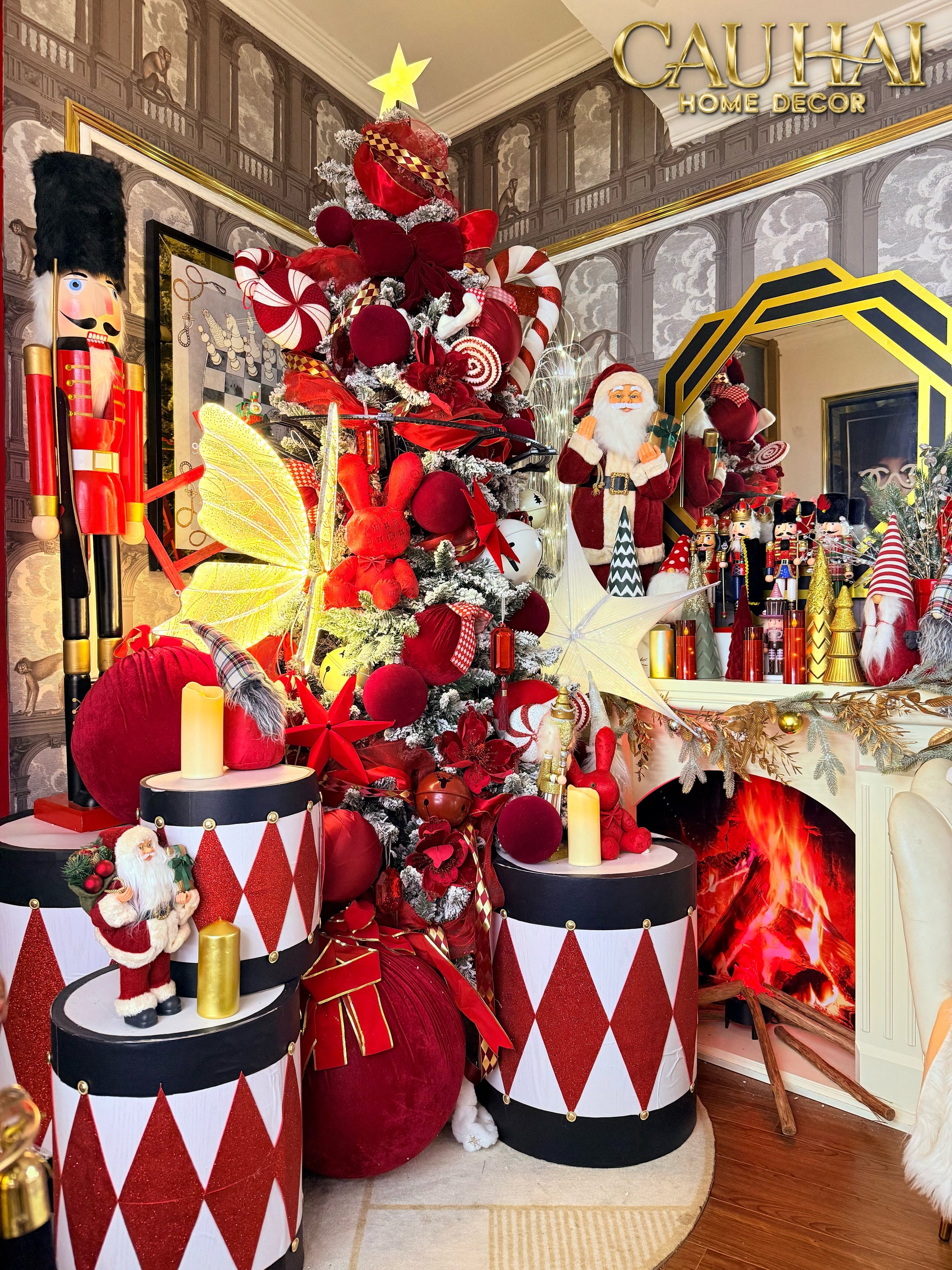 Fêtes Couture - Cây Thông Giáng Sinh Cirque Impérial – L’Art De Fêter Allure-CẬU HAI HOME DECOR