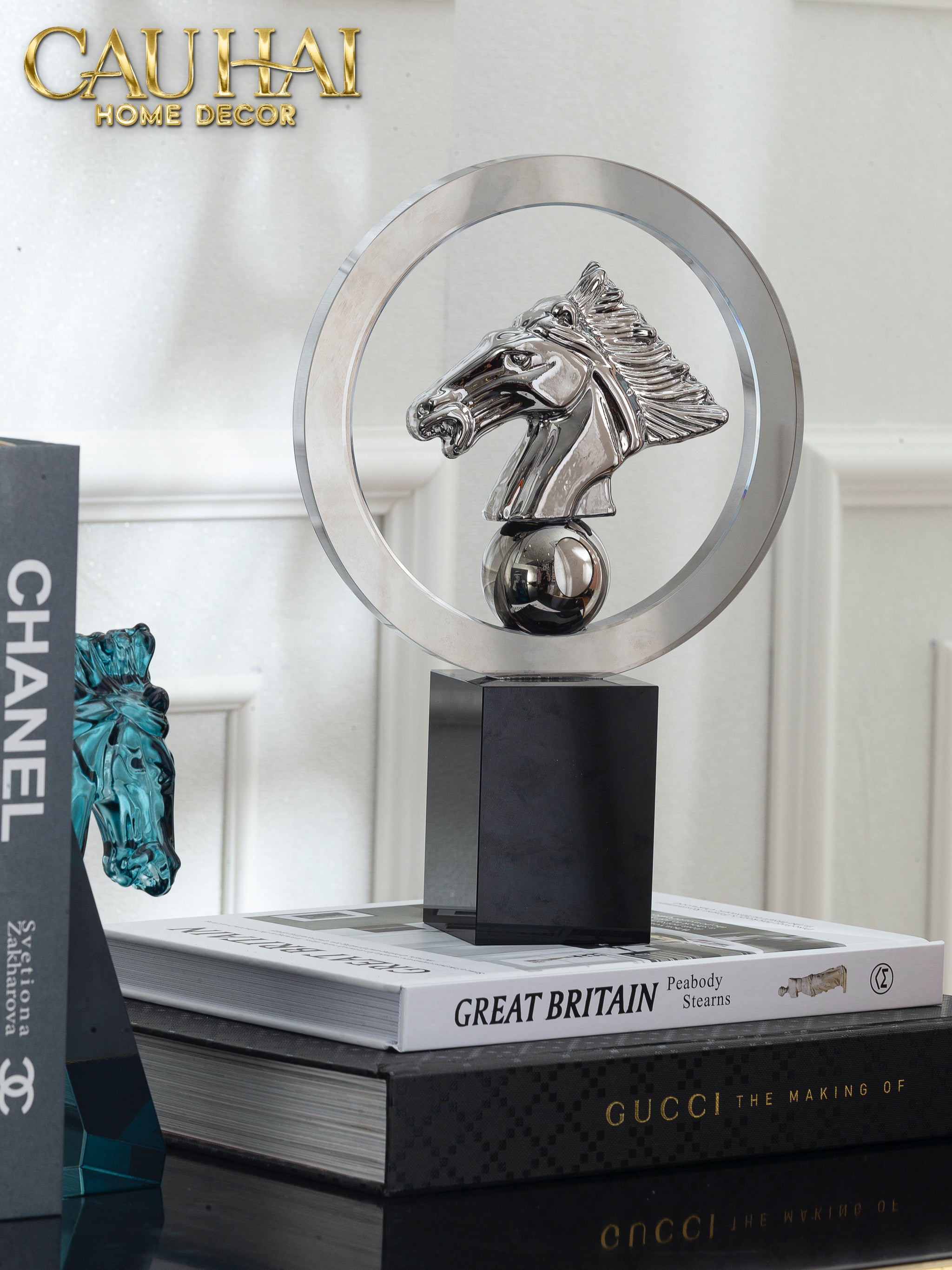 HOME COUTURE - TƯỢNG NGỰA PHA LÊ HORSEPOWER-CẬU HAI HOME DECOR