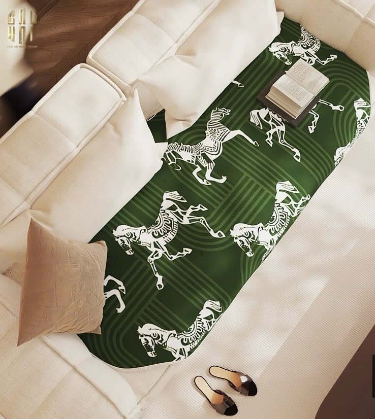 TẤM PHỦ SOFA - 90x180 - CALADAN CAVALIER - CẬU HAI HOME DECOR
