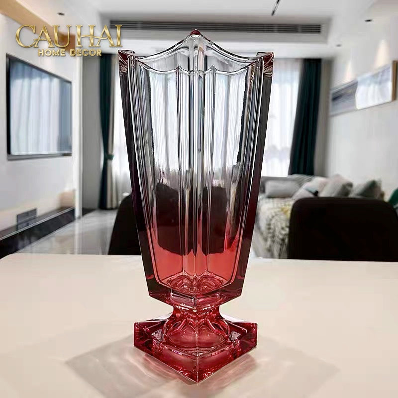 Maison Couture - Bình Hoa Pha Lê Goblet V Class Rouge Cristalleries Vase H36-BÌNH HOA-CẬU HAI HOME DECOR-CẬU HAI HOME DECOR