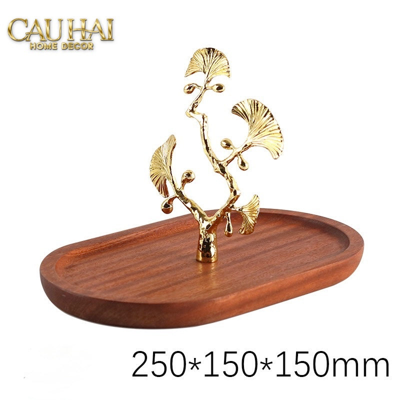 ELYSIAN - KHAY GỖ GINKGO D25 PREMIUM WOODY TRAY - CẬU HAI HOME DECOR