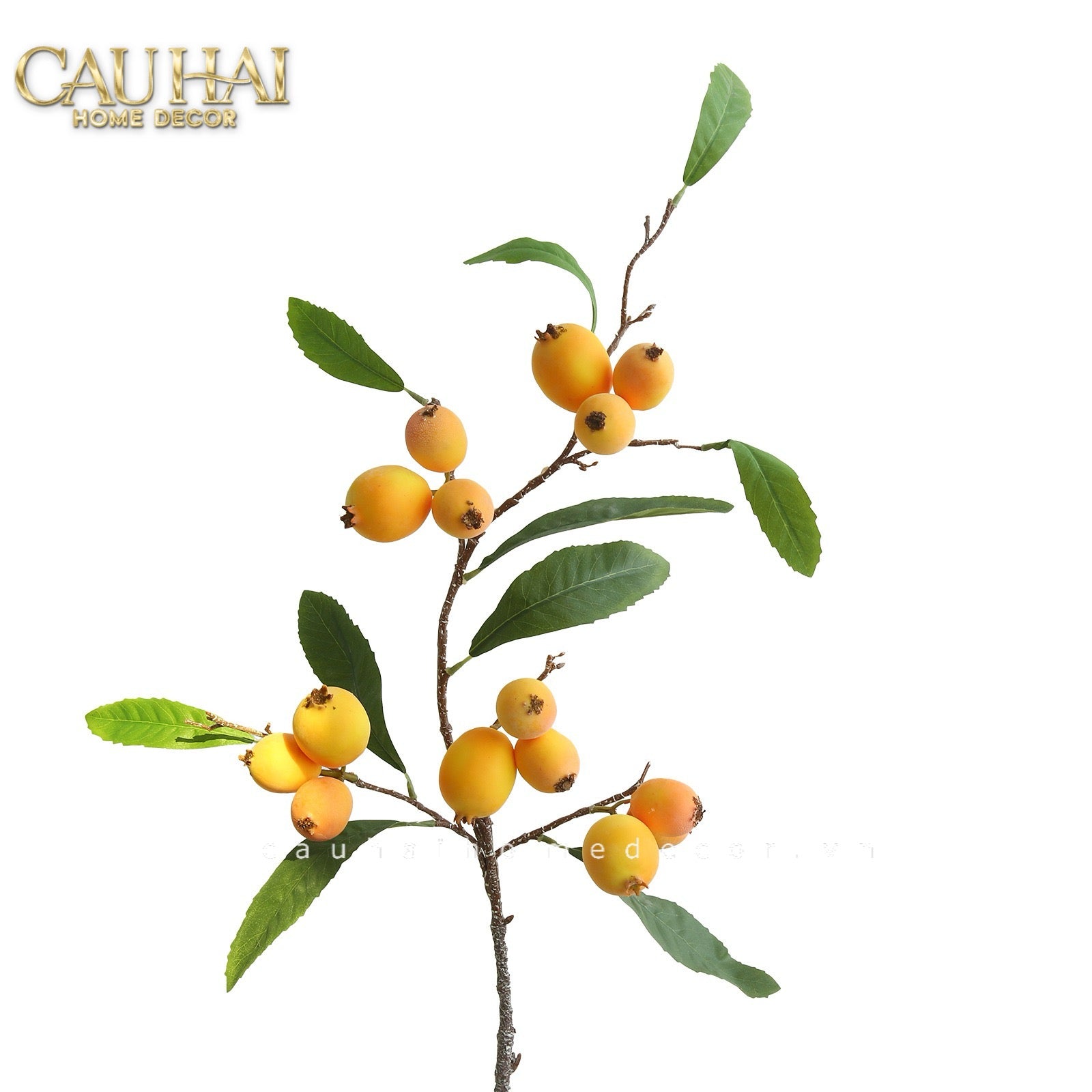 Cành Hồng Bì 105CM - CẬU HAI HOME DECOR