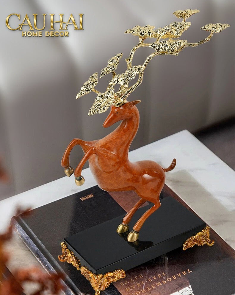 Maison Couture - Set 2 Tượng Hươu Les Cerfs Jumeaux à la Ramure Céleste 37/44 - CẬU HAI HOME DECOR