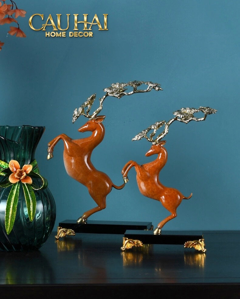 Maison Couture - Set 2 Tượng Hươu Les Cerfs Jumeaux à la Ramure Céleste 37/44 - CẬU HAI HOME DECOR