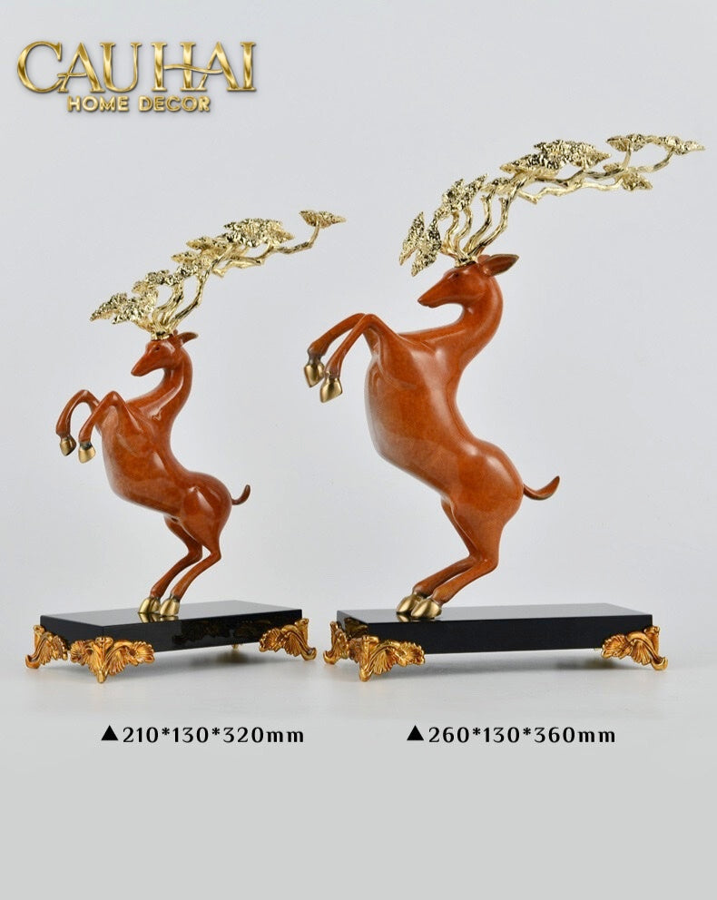 Maison Couture - Set 2 Tượng Hươu Les Cerfs Jumeaux à la Ramure Céleste 37/44 - CẬU HAI HOME DECOR