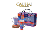 TẾT COUTURE - GIFT SET 2 LY PRISMATIQUE ROYALE ARLEQUIN 500ML - CẬU HAI HOME DECOR