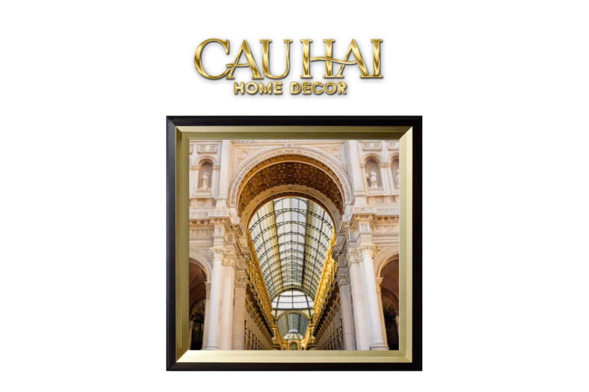 TRANH CANVAS IMPÉRIALE ARCADE ATÉLIER 100X100CM - WOODY GLAS - CẬU HAI HOME DECOR