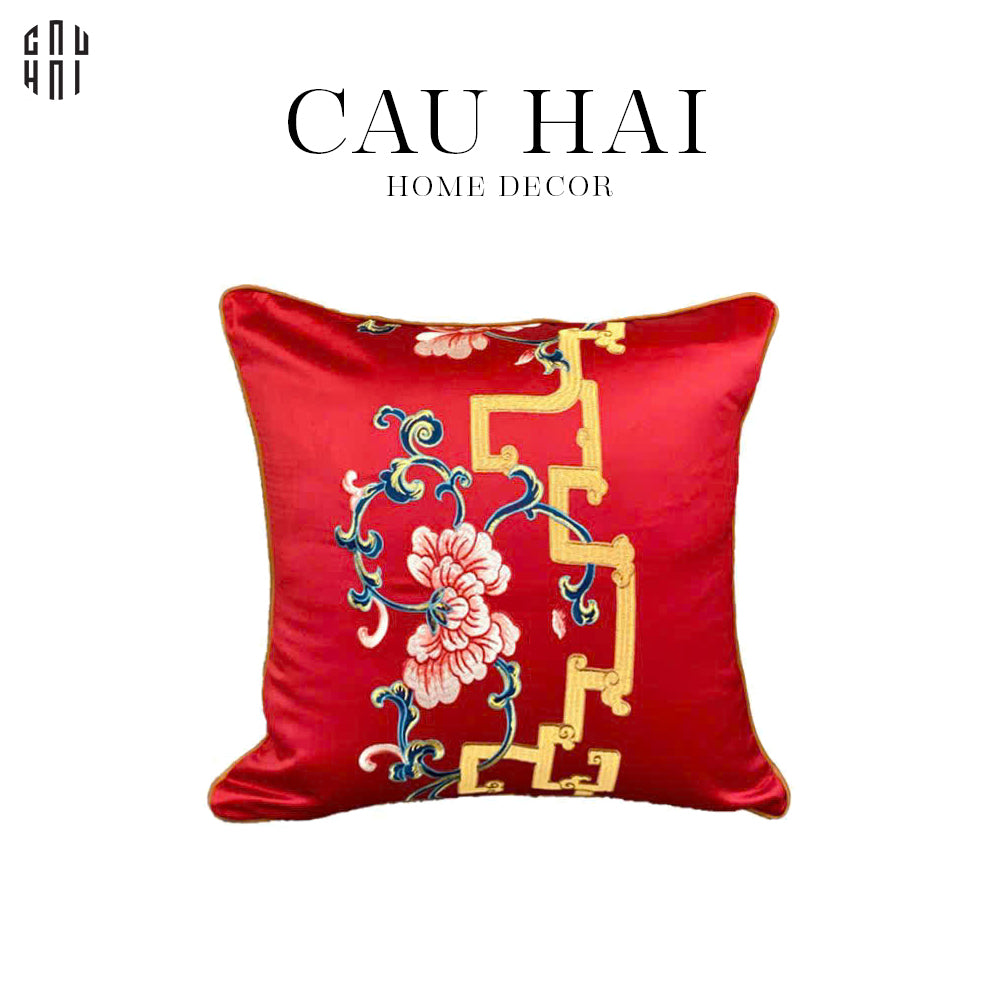 Tết Couture - Vỏ Gối Hỷ Thượng Uyển - CẬU HAI HOME DECOR