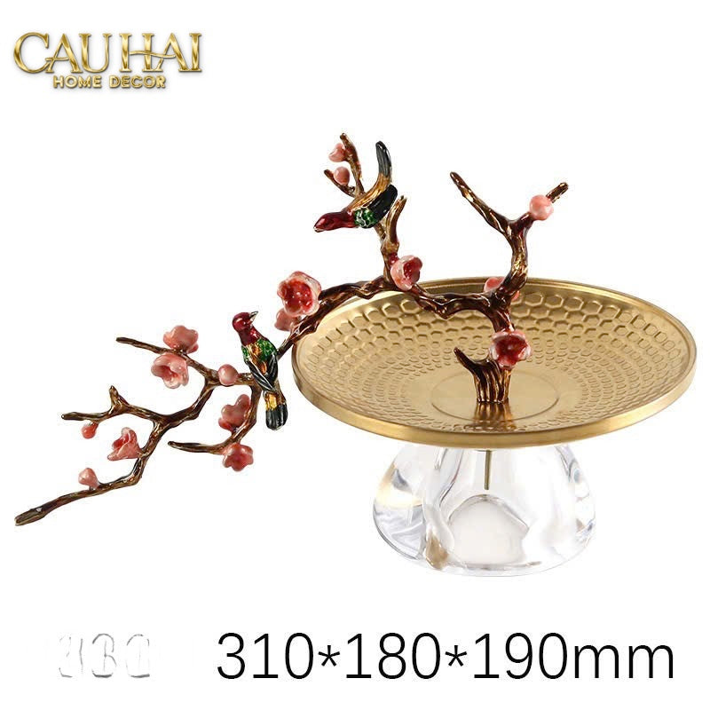 Elysian - Đĩa Branche De Bonheur Atélier-CẬU HAI HOME DECOR