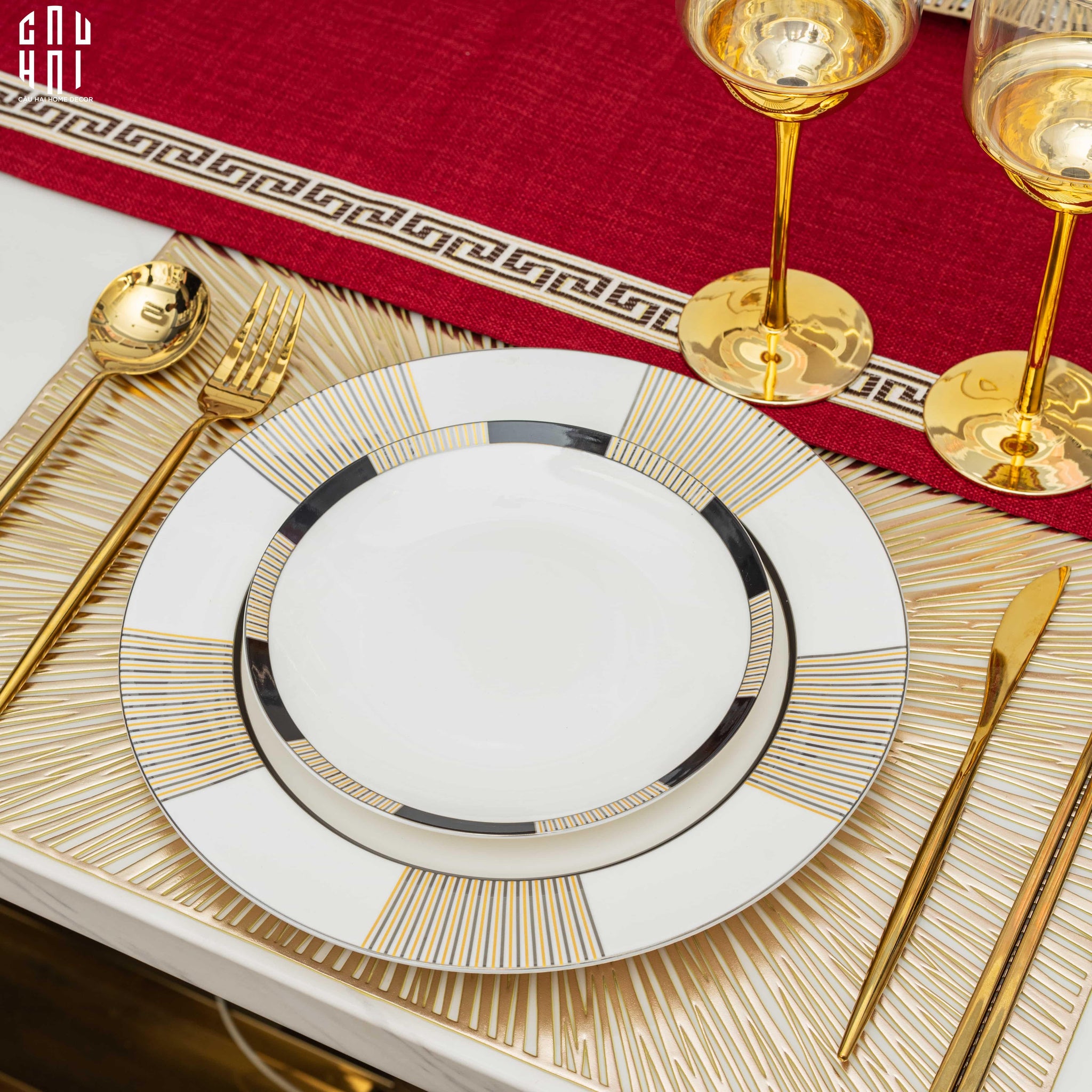 ALURE - SET 2 DINNER PLATE SS22 - CẬU HAI HOME DECOR