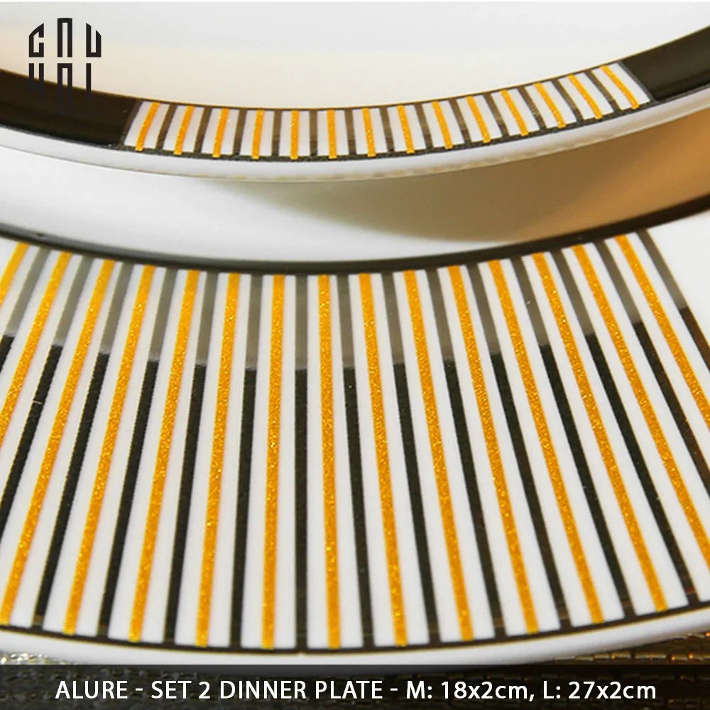ALURE - SET 2 DINNER PLATE SS22 - CẬU HAI HOME DECOR
