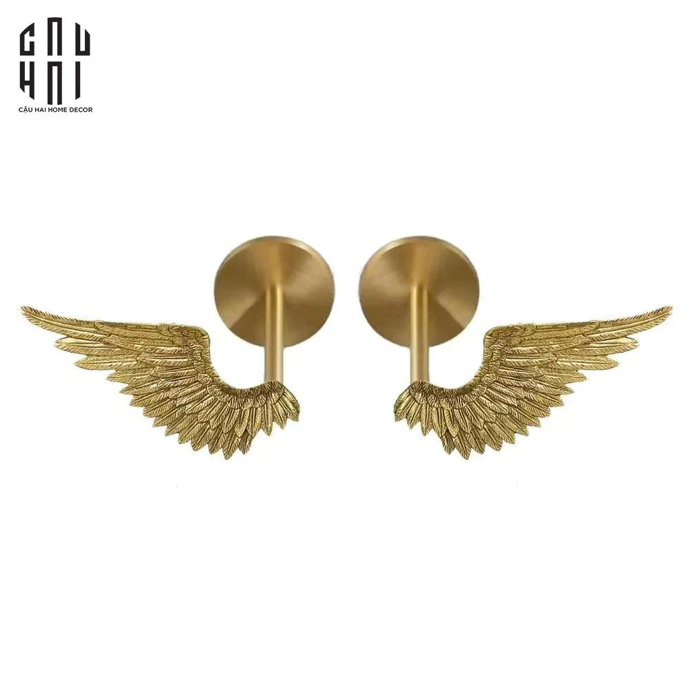 ANGEL WINGS BRASS CURTAIN TIE - CẬU HAI HOME DECOR