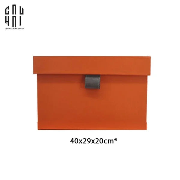 Auburn Modern Leather Box Size L 40x29x20-HỘP TRANG SỨC-Đối tác tại Trung Quốc theo từng đơn đặt hàng-CẬU HAI HOME DECOR