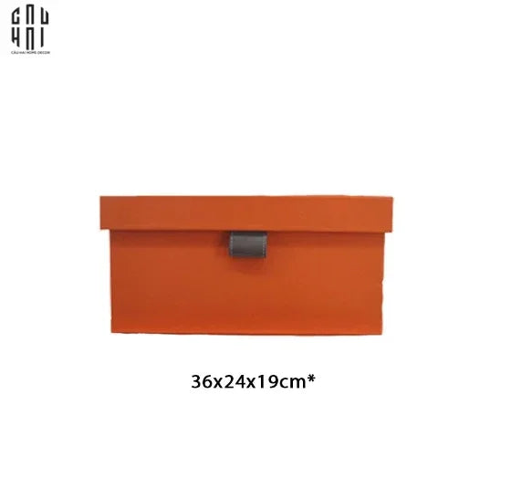 Auburn Modern Leather Box Size M 36x24x19-HỘP TRANG SỨC-Đối tác tại Trung Quốc theo từng đơn đặt hàng-CẬU HAI HOME DECOR