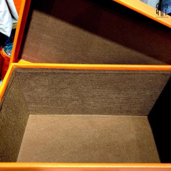 AUBURN MODERN LEATHER BOX SIZE M - CẬU HAI HOME DECOR