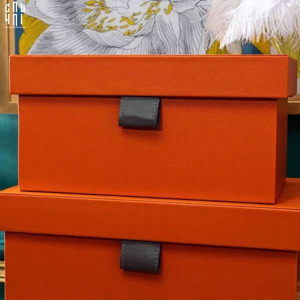 AUBURN MODERN LEATHER BOX SIZE S - CẬU HAI HOME DECOR