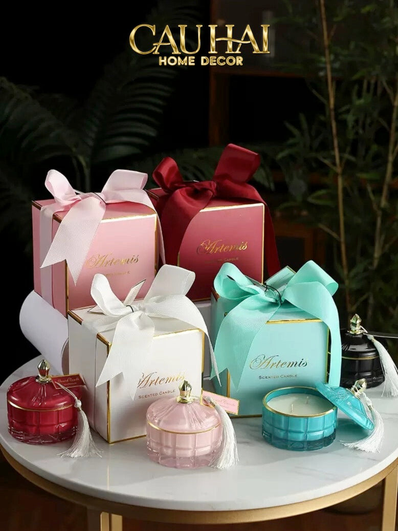 LỌ CRYSTAL MOSAIC AQUA/ONYX - CẬU HAI HOME DECOR