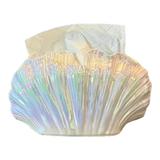 Hộp Khăn Giấy Ceramic White Seashell-HỘP KHĂN GIẤY-Đối tác tại Trung Quốc theo từng đơn đặt hàng-CẬU HAI HOME DECOR