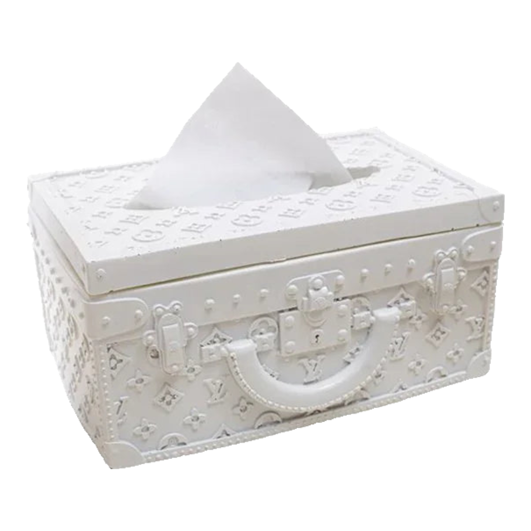 Hộp Khăn Giấy Composite Blanc Louis Trunk Up-HỘP KHĂN GIẤY-Đối tác tại Trung Quốc theo từng đơn đặt hàng-CẬU HAI HOME DECOR