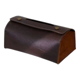 Maison Couture - Hộp Khăn Giấy Lux Leather Saddlecraft Noir-HỘP KHĂN GIẤY-Đối tác tại Trung Quốc theo từng đơn đặt hàng-CẬU HAI HOME DECOR